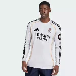 [롯데백화점]아디다스 오리지널스 레알 마드리드 25/26 롱 슬리브 홈 저지 JN8884