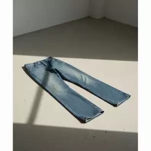 엘무드 LMOOD 리버 플레어 데님 청바지 부츠컷 팬츠 스모킹블루