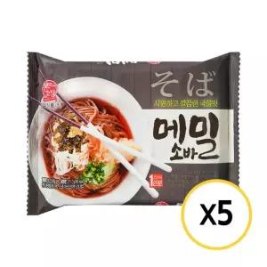 한일식품 본고장 메밀소바 211.7g x 5개