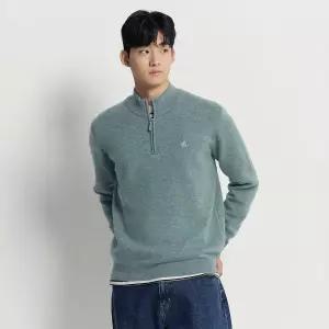 매장정품 BEANPOLE 빈폴 [빈폴] 베럴비 반집업 니트 라이트 그린 (BC5X51C62L) 1417386