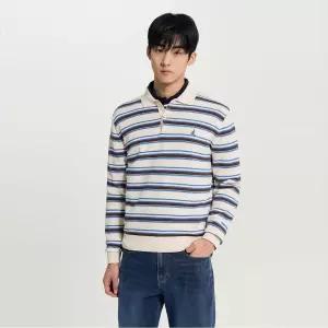매장정품 BEANPOLE 빈폴 [빈폴] 멀티 스트라이프 칼라넥 니트 - 베이지 (BC6251C07A) 1417406