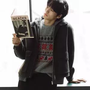 매장정품 BEANPOLE 빈폴 [빈폴] 홀리데이 페어아일 니트 - 그레이 (BC5Z51C593) 1417405