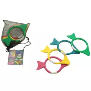 어린이 수영교실 수중적응 놀이용 다이빙피쉬 4개입/ 소나기효과 캠핑장갈때 집터파크