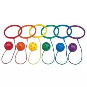 발목고리 제자리뛰기 점프 트위스트 6개입/ 리듬체조용 놀이체육 단체줄넘기 유아기관