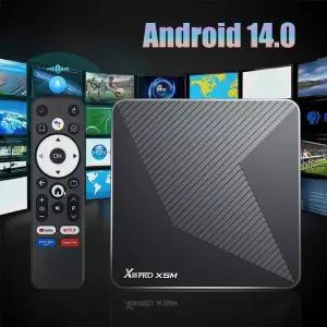 셋톱박스 X88 PRO X5M TV 박스 안드로이드 14 Wifi6 Amlogic S905X5M 4K 디코딩 BT50 1000M 음성 비서 미디