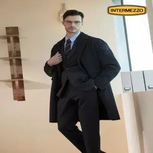 인터메조 울캐시미어 덕다운 코트 블랙 IMFFMCT107