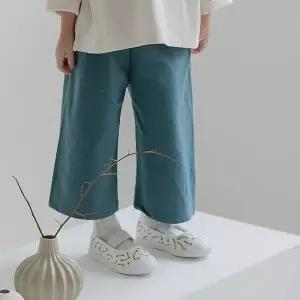 맘스메이드 예루예나아동 통바지 면 9부 로우 루즈