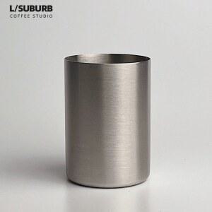 분쇄컵 도징툴 바리스타 용품 카페 스테인리스 수집 도징컵 원두 분말