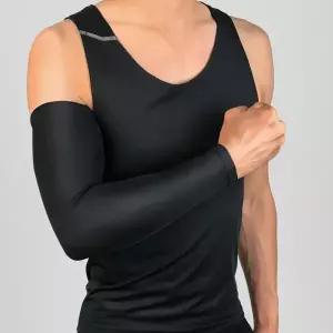 스포츠 쿨토시 블랙 M 1P 자외선 차단 쿨링 팔토시 근육 보호용