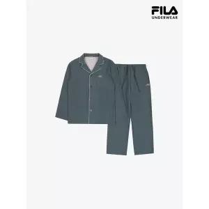 [하프클럽/휠라 언더웨어]레이온 스판 멜란 남성 파자마 세트 (FI4PJG4604M_DPT)