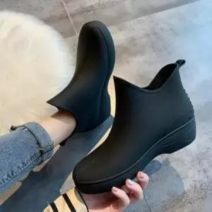 [하프클럽/다잇템]여성용 스타일 시즌리스 발목 레인부츠