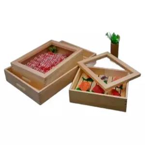 숙성 네타박스 일본 대형 샤펠레 상자 사시미 초밥 스시 회 원목 우드트레이