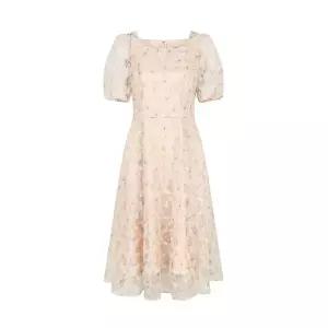 [롯데백화점]제이제이지고트 레이스 플로럴 플레어 원피스(GP5A0OP521)