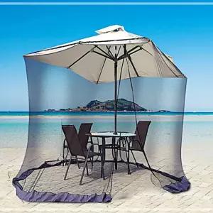 편의점 대형 야외 카페 방충망 모기장 캠핑 파라솔 31WA2968A3