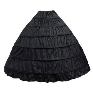 여성용 ASOOX 후프 스커트 볼 가운 페티코트 크리놀린 슬립 언더스커트