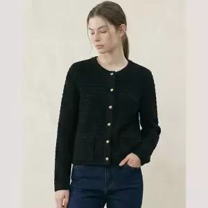백화점 헤지스 레이디스 트위드 가디건 HW6A101
