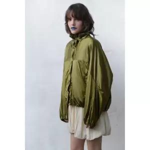 자라 ZARA 오버사이즈 나일론 재킷 - 브라이트 그린 3747450