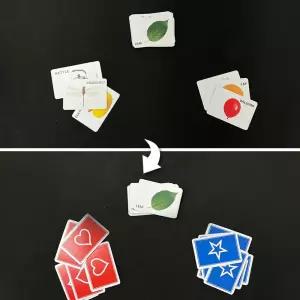 제이엘 인연의카드 같은색의카드를 고르는 마술도구 인연의카드게임 인연