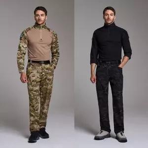 WL KSS1012-456 남자 컴뱃셔츠 택티컬 전술 티셔츠 바지 밀리터리