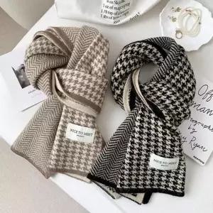 WL (별별창고) 체크 목도리 커플 머플러 겨울 남성 여성