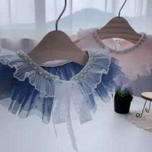 [반려] 반다나 강아지 진주 1P 케이프 애견 도트리본 넥카라