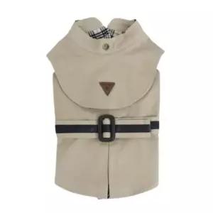 강아지망토 강아지 케이프 트렌치코트 베이지 패션 외출복 1P