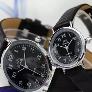 QB-177B(대) 남성 가죽시계 여성시계 커플시계