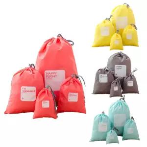 1박2일 트래블 주머니 여행파우치 4종 여행용파우치 캐리어정리파우치