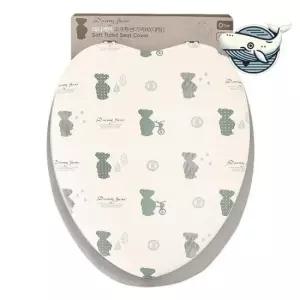 변기커버 부드러운 대형 데니베어 캐릭터 욕실