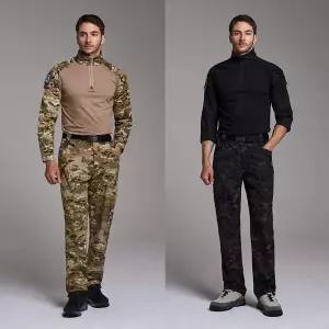 WL KSS1012-456 남자 컴뱃셔츠 택티컬 전술 티셔츠 바지 밀리터리