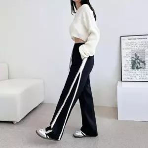 2JMM WF2001 여자글로시 테잎라인트랙팬츠 운동복 주니어 여성의류 패딩 트레