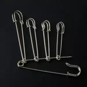 시침핀 대형 금속 안전 핀 브로치 재봉 주얼리 큰 10개 20개