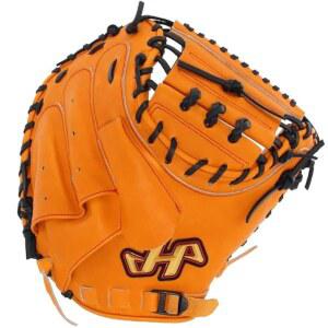 야구 하타케야마 하드볼 캐처 미트 소년용 주니어 포수용 오렌지 J TCC
