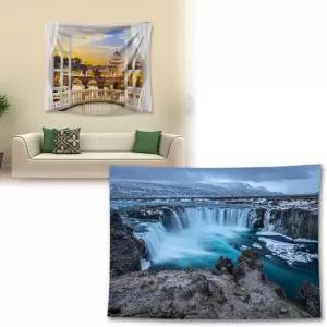 패브릭 벽 가리개 인테리어 가림막 거실 장식 그림천 패브릭가리개 가림막천 가림막커튼