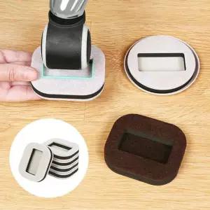 사무용 의자 바퀴 고정 커버 끄는 소리 끌림 방지 5개입 장판 눌림 찍힘 바닥 보호 다리 캡 발