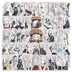 프리렌 103060개 Anime Frieren Beyond Journeys 스티커 만화 캐릭터 데칼 스케이트 보드 노트북 차량용