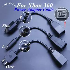 Xbox 360 슬림/Xbox One/Xbox 360 E용 AC 어댑터 전원 공급 케이블 전송 케이블 변환기 코드 1개