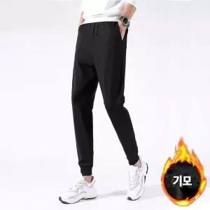 [골드스마일]남성 양털 안감 기모바지 밴딩 조거팬츠 겨울바지