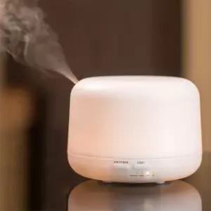 무드등 겸용 미니 가습기 500ml 무소음 취침 조명