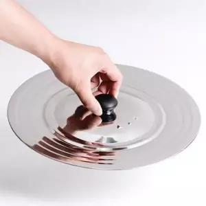 뚜껑 조리용 멀티 프라이팬 냄비 덮개 스테인레스 주방용 스텐