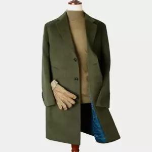 남자코트코디 남성 깔끔한 기본 롱코트 누빔 안감 롱자켓 오피스룩