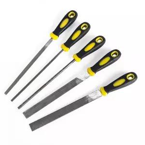 [RIZPICK]철공용 킹 야스리 5종세트 반달 평면 연마봉세트 원형야스리