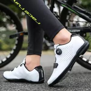 평페달자전거신발클릿슈즈 스피닝 자전거 로드 슈즈 라틴화 기능화 발롱