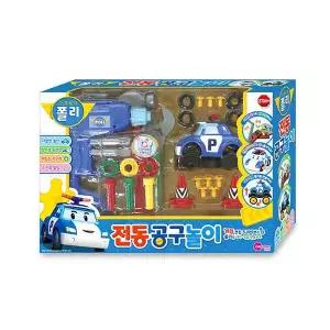 로보카폴리 전동공구놀이 드라이버 스패너 망치 톱 조립 만들기 자동차 역할놀이 선물