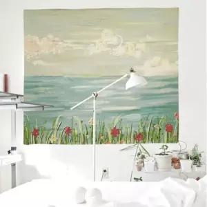 패브릭 포스터 거실 인테리어 유화 그림 수평선 M