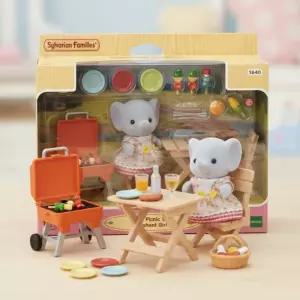 실바니안 패밀리 코끼리 BBQ 캠핑놀이 인형놀이 장난감 미니어처 모형 피규어