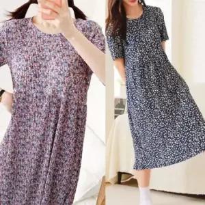 [SBD] 로맨틱주름원피스 플라워원피스 루즈핏 빅사이즈