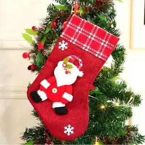 [RIZPICK]크리스마스 장식 양말 선물보따리 벽장식