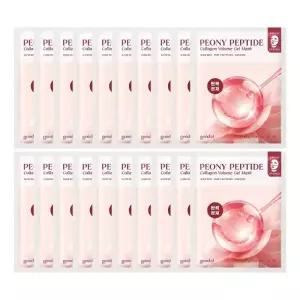 구달 피오니 펩타이드 콜라겐 볼륨 탄력 광채 겔 마스크팩X20매
