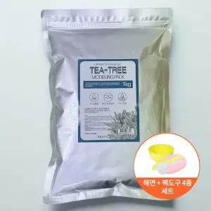 티트리 모델링팩 1kg 니즈네이처 더마테크 팩도구 4종 포함